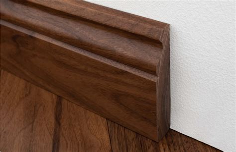 solid walnut skirting